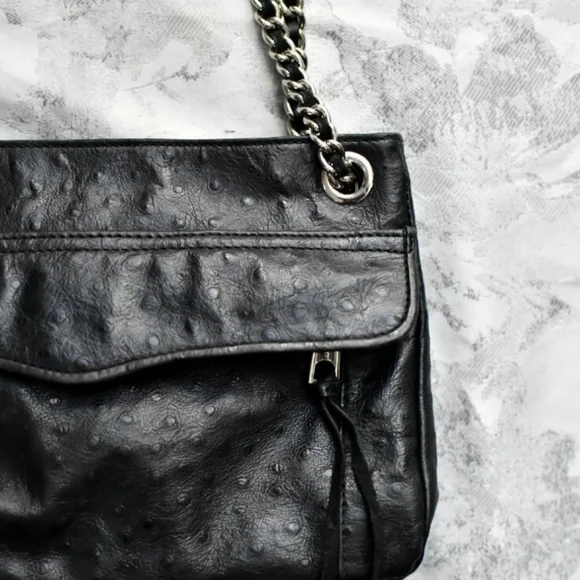 Rebecca Minkoff convertible black leather crossbody bag, EUC - Picture 4 of 8